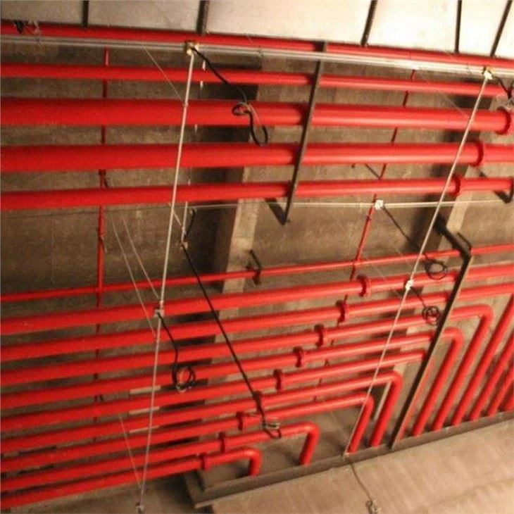Ral 3000 Red Painted Grooved Welded Carbon Steel Pipe For Fire Fighting